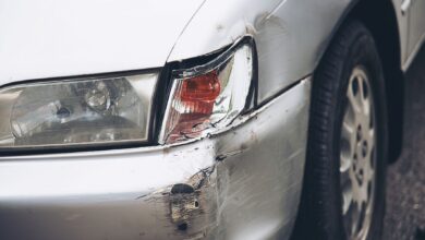 car damage road accident car insurance