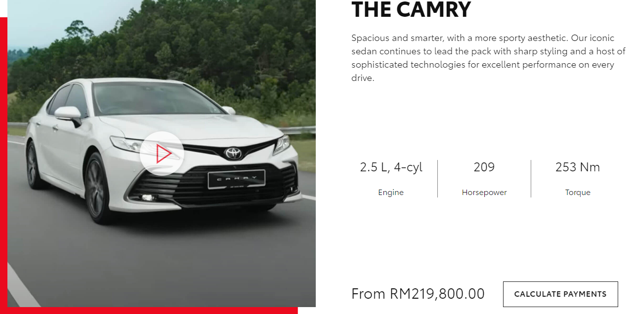 Camry price