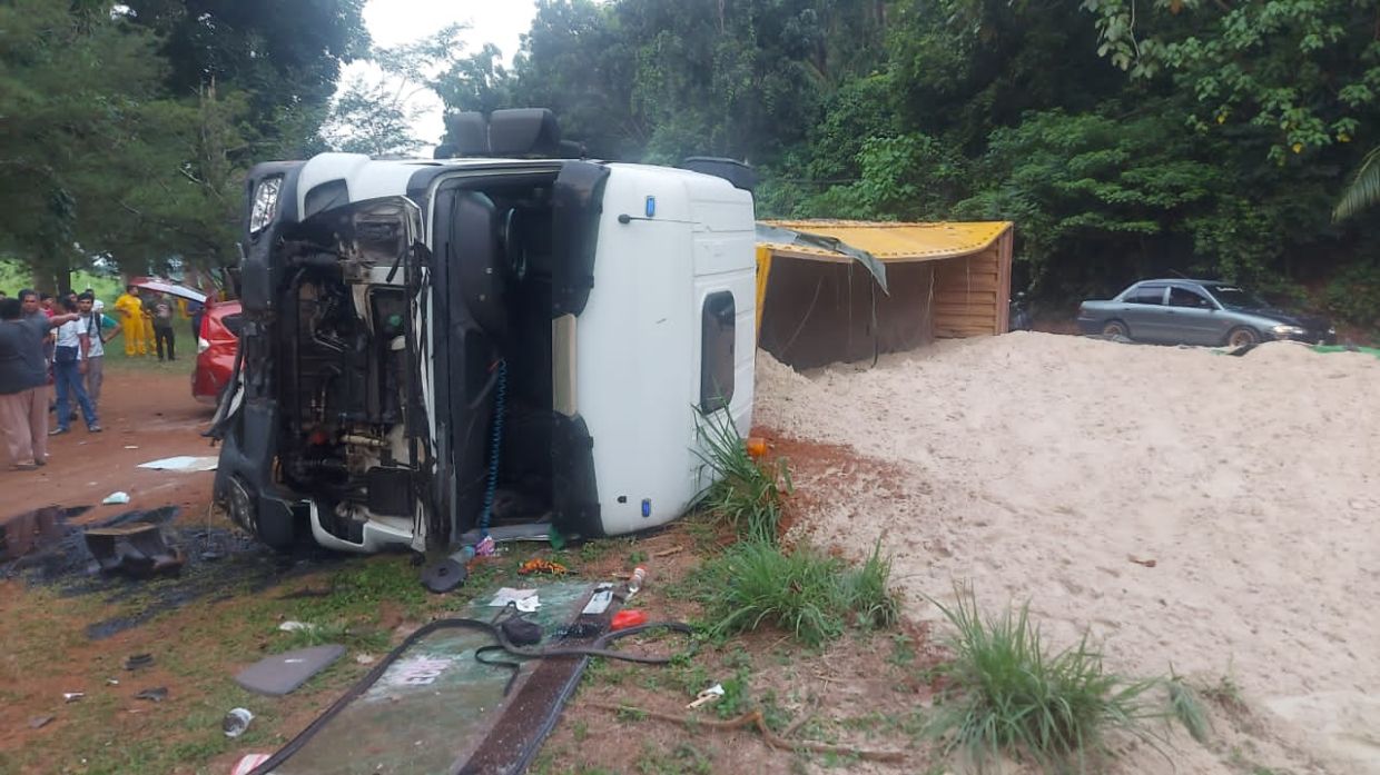 Accident, lorry