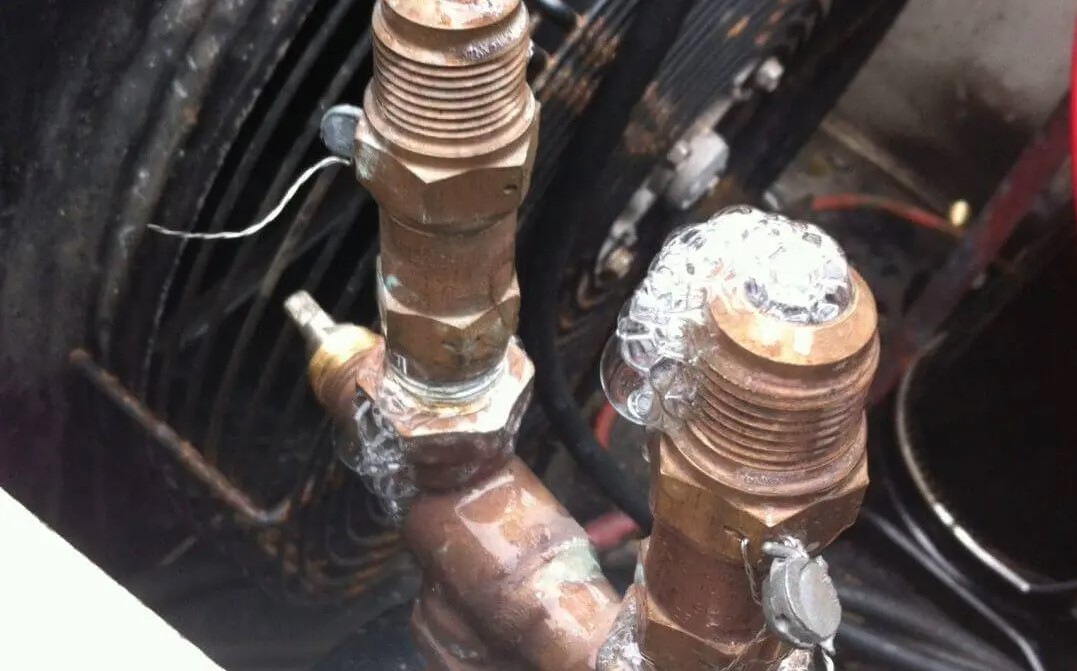 AC refrigerant leak