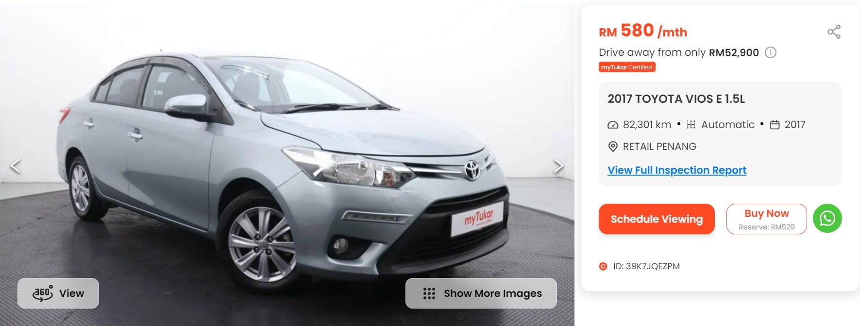 Toyota Vios, myTukar