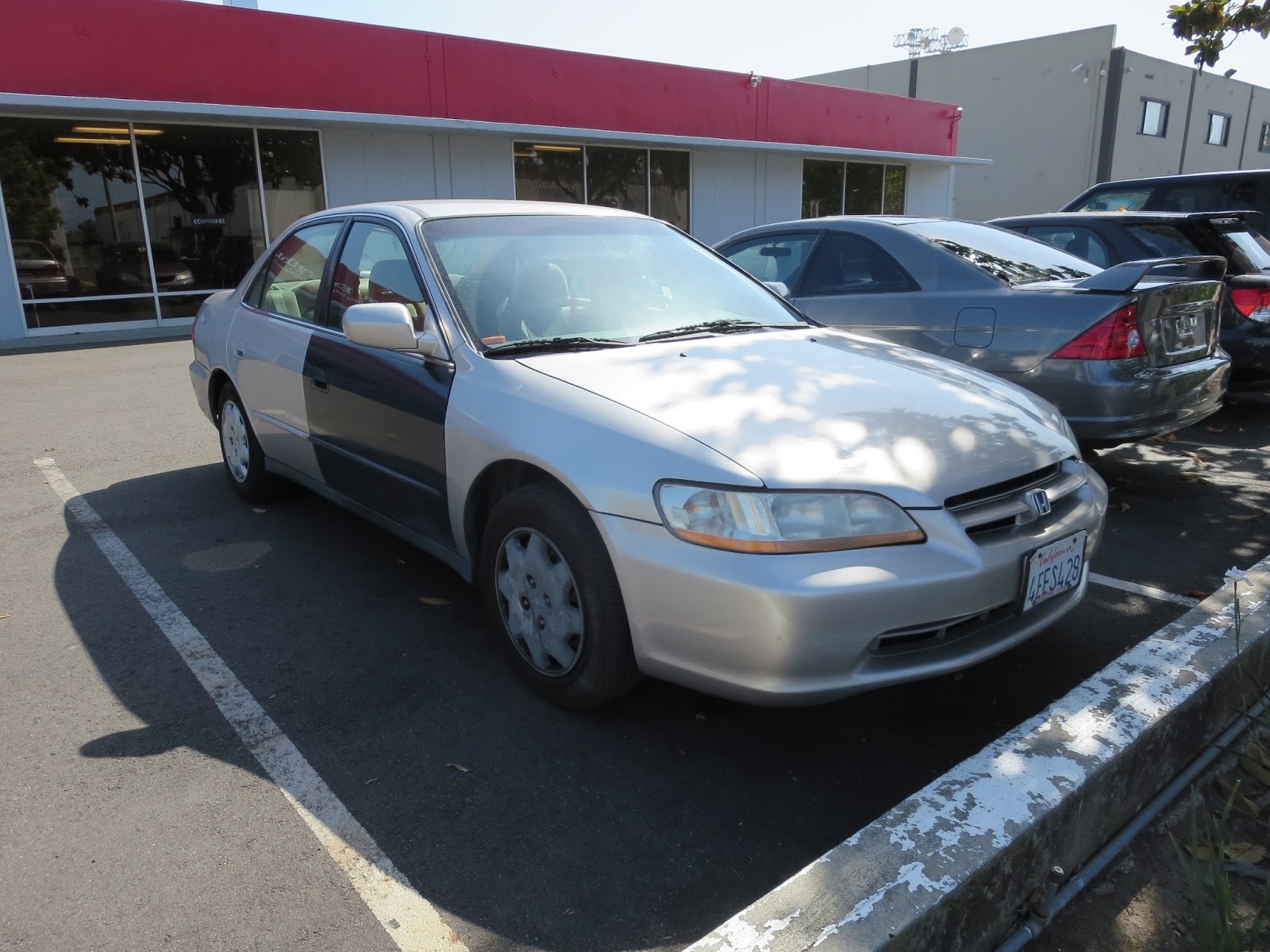 Frankencar, unpainted car door