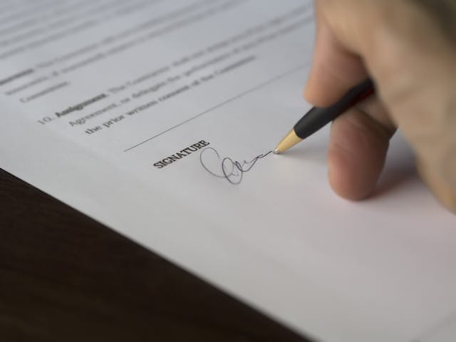 Signature, document