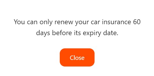 Carro insurance, car insurance expire