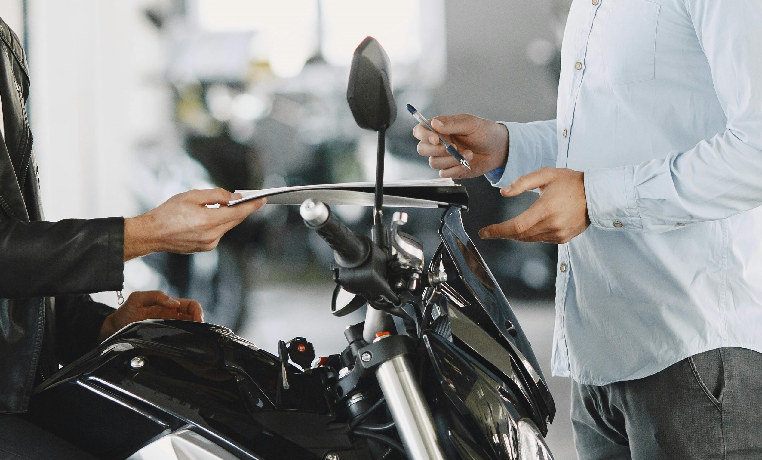 Motorbike, discussion, insurance