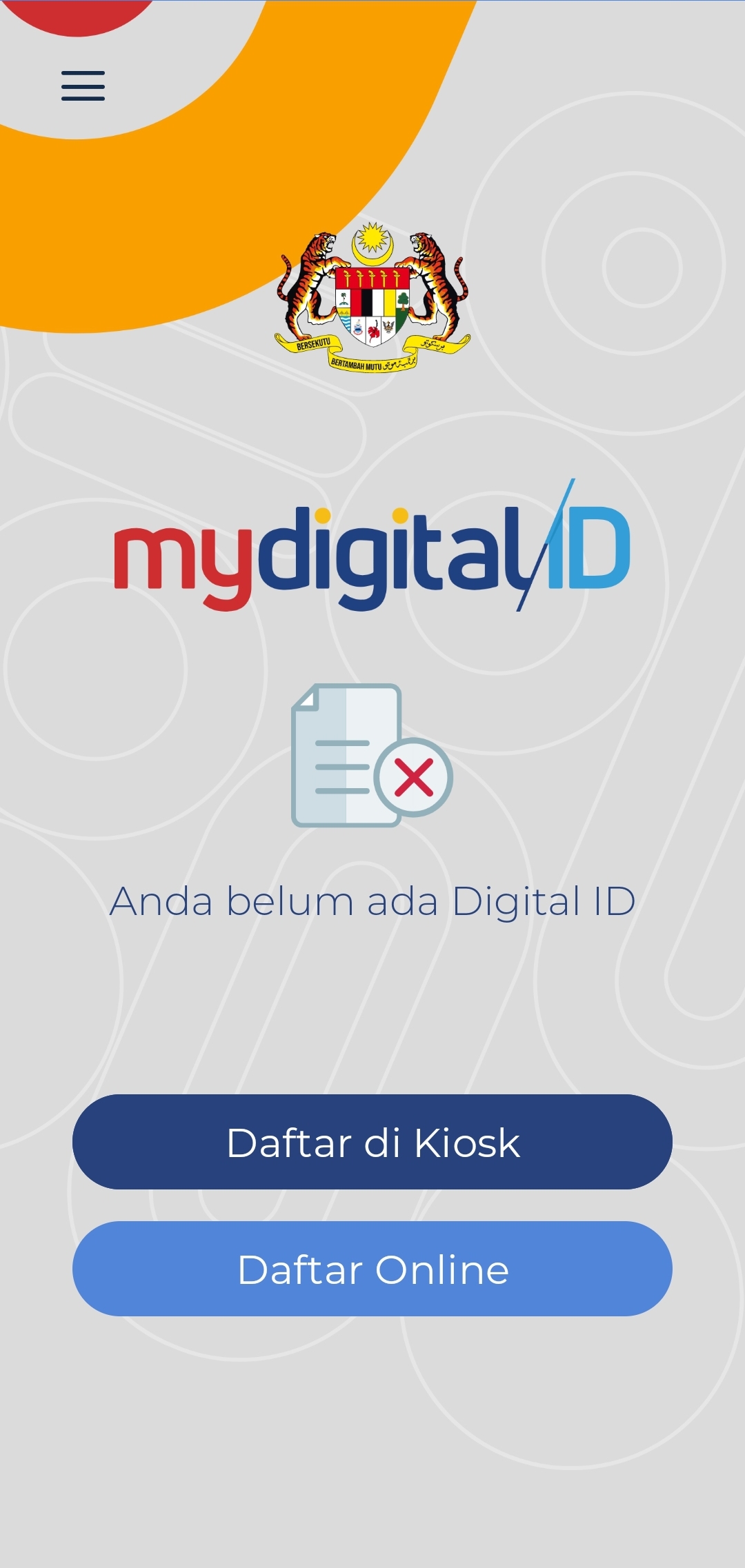 MyDigital ID account