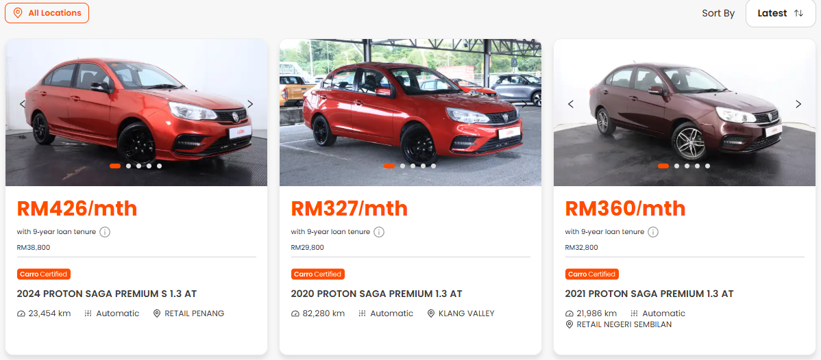 Carro Proton Saga
