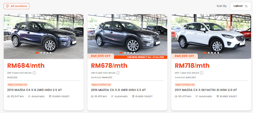 All Mazda CX5 -KE on Carro Malaysia