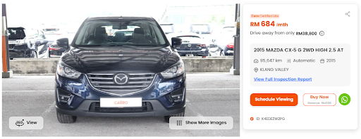 Mazda CX-5 KE 2.5 on Carro Malaysia
