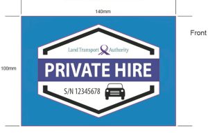 LTA PHV decal example