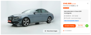 Carro Festive Sale - Mercedes Benz E-class E200