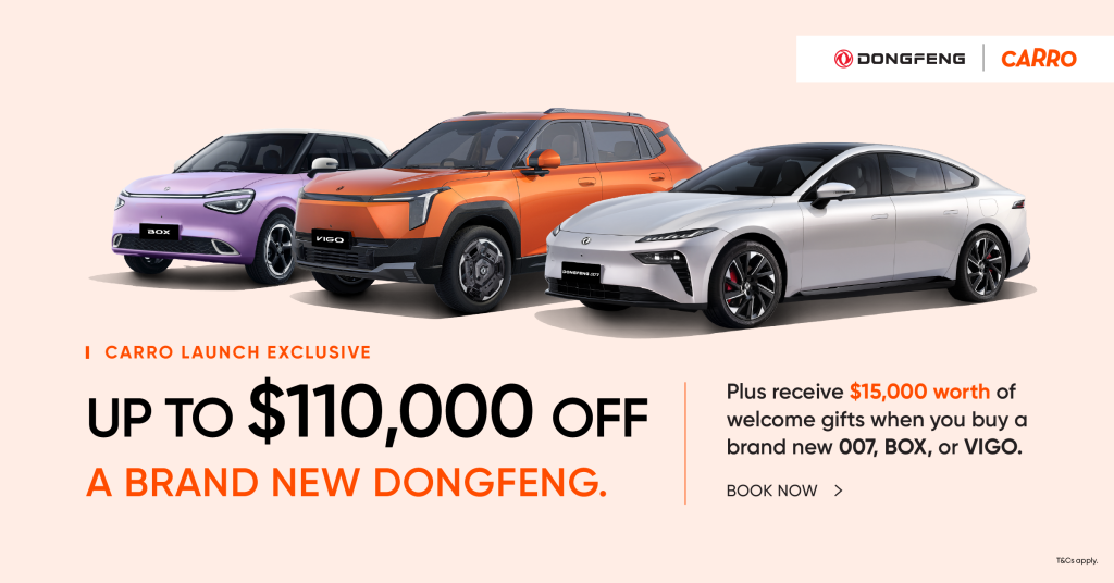 Dongfeng VIGO review: A practical electric SUV for urban life Dongfeng lineup in Carro Singapore